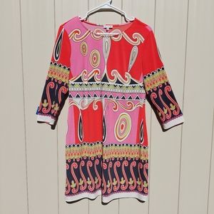 Boston Proper Retro Mod Dress Pink Size 6